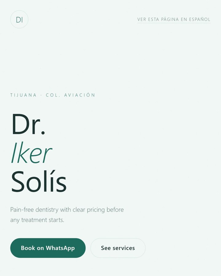 Dr Link page in the Mint Clinical style